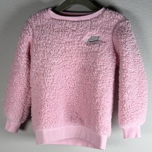 Nike Soft Pink Fleece Top
